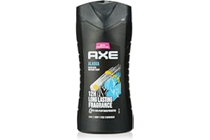 Axe 3 w 1 żel pod prysznic i szampon Alaska dla długotrwałej świeżości i zapachu po prysznicu, testowany dermatologicznie, 250 ml