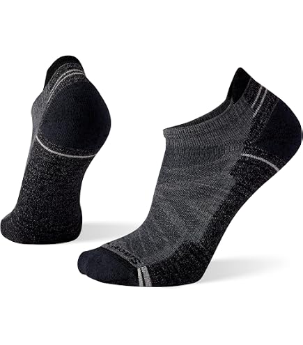 Smartwool Run Targeted Cushion Low Ankle Pattern Sock - Men's Orange Rust Large