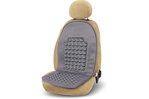 GOODYEAR Good Year 77128 Couvre Siège Magnétique à Billes pour Voiture, Gris