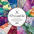 Scrapbooking Accessories Marble Pattern Bronzing Scrapbooking Cardstock Paper Pads Scrapbooking Supplies for Decorative Card 24 Sheets 6" x 6" (Dream)