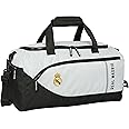 Safta Real Madrid 1st Team 24/25 Sports Bag, Backpack, Ideal for Children of Different Ages, Comfortable and Versatile, Quality and Resilience, 50 x 25 x 25 cm, White/Grey, White/Grey
