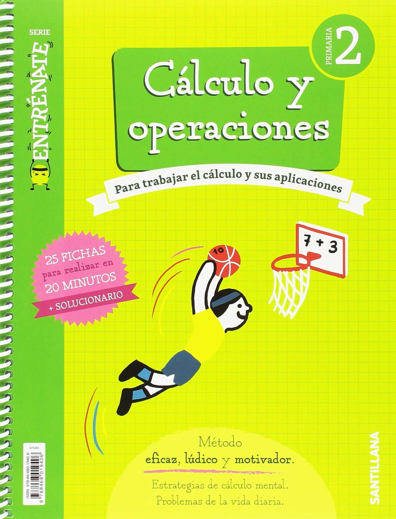 CUADERNO CALCULO SERIE ENTRENATE 2 PRIMARIA