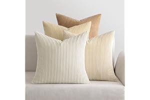 MIULEE Poszewki na poduszki 40 x 40 poszewek na poduszki do dekoracji domu sofa łóżko krzesła ogród nowoczesne sztruksowe poduszki do sypialni salonu seria wielbłądów 4 sztuki