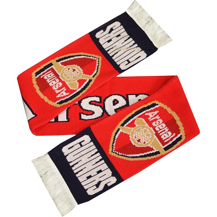 Arsenal FC - Écharpe tricotée (Taille unique) (Rouge/Jaune/Blanc