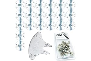 Gunn & Moore GM | Cricket Shoe Spikes | 20 Metal Studs with Spanner