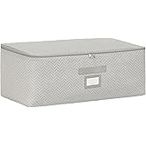 Ocean Home Textile Orta Boy Gri Balıksırtı Hur&ccedil; 52 x 28 x 21 cm