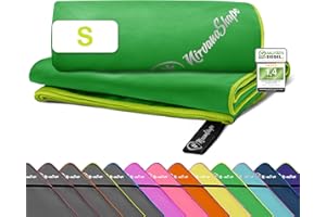 NirvanaShape Mikrofaser Handtuch, Microfaser Handtücher leicht, kompakt als Badetuch, Reisehandtuch, Strandtuch, Sporthandtuch für Fitness, Strand, S 60 x 40 cm