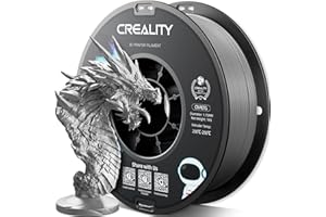 YOOPAI Creality Filamento PETG 1.75mm, Fuerte Tenacidad, Inodoro, Mejor Fluidez, Impresora 3D Filamento Precisión Dimensional +/- 0.03mm, 1KG PETG Gris