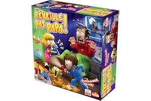Goliath Réveille Pas Papa - Jeux de Société Drôle pour Enfants - A partir de 5 Ans - Développant Concentration, Réflexion et Motricité - A Jouer en Famille ou entre Amis - 2 à 4 joueurs