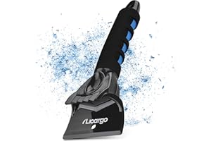‎LICARGO LICARGO Eiskratzer Auto - kratzt schnell & mühelos - wärmender Griff - Stabiler Scheibenkratzer Auto Eiskratzer - starker Ice Scraper Car Autokratzer - Autoscheiben EIS Kratzer Winter langlebig 2024