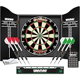 Winmau Diamond Plus - Juego de Tablero de Dardos, gabinete o Juego | Tablero de dardos profesional WINMAU | Diana sin grapas