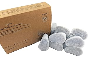 NRP NEUTRAL REPLACEMENT PARTS NRP Lot de 12 filtres à eau au charbon actif de remplacement pour cafetière KRUPS, #F4720057 | Optimiert die Kaffeequalität und schützt vor Kalk