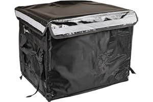 Bike It Motorcycle Insulated Thermo-Box Food Pizza Delivery Box with Fitting Kit