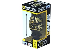 Smart Egg Black Dragon: 3D Maze Puzzle, Maddening Brain Teaser for Puzzle Lovers (Difficult, Level 3 out of 3, for age 8+) - Challenge and Fun in Solving the Labyrinth inside the Egg