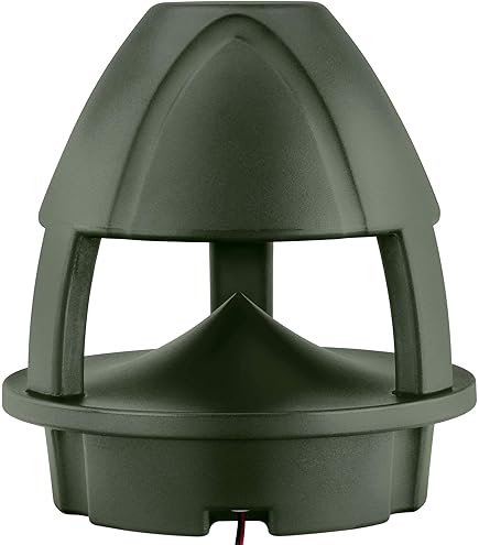 Diffusore Sonoro Da Giardino Power Dinamics 30W IPX5 - Verde, Design Omnidirezionale Per Esterni