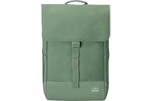 Johnny Urban Laptop Rucksack Damen & Herren & Herren Grün - Mika - Moderner Notebook Backpack für Schule Uni Fahrrad - 14L - Stylischer Backpack - Wasserabweisend