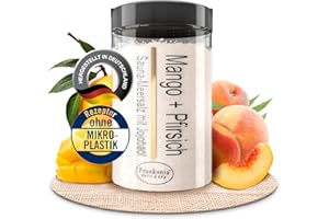 ‎FRANKONIA BATH & SPA Frankonia BATH & SPA Sauna Salz Peeling – Mango Pfirsich 400g - Meersalz m. Jojobaöl Vitamin E Body Scrub – Dusch- und Körperpeeling für alle Hauttypen – vegan – ohne Parabene