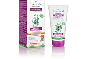 ‎PURESSENTIEL Puressentiel - Anti-Läuse Shampoo-Maske 2 in 1 mit Kamm - Natürliche Behandlung gegen Läuse, Larven, Nissen – Wirkstoff 100% natürlichen Ursprungs - 150 ml