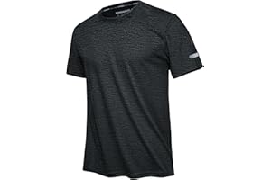 EKLENTSON Hommes Activewear T-Shirts LéGer Respirant Running Tops Col Rond Manches Courtes EntraîNement Fitness AthléTique Chemise