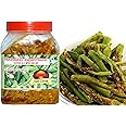 Sun Grow Homemade Marwadi Rajasthani Green Chilli Pickle Achaar Taste of Rajasthan (1 Kg)
