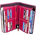 PAREEK Multiple Cheque Book Holder & Passbook Cover Maroon Colour Imported Pu Leather Material