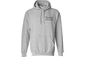 GENERIC Snapit Keith Scott Grey Hooded Sweat One Tree Hill Body Shop Adult Hoodie