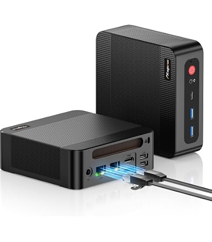 mm.micro147 ROUAFWIT Mini PC Office Ryzen 7 7840HS, DDR5 SODIMM x2, 2xNVMe, 2