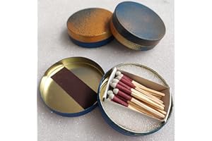 TECNOMATCH fiammifero speciale controvento in scatola di metallo (1, metallo)