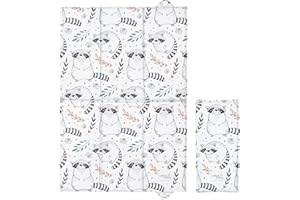 BABY COMFORT Matelas à langer de voyage pliable pour bébé, doux, imperméable, Portable, changeur de couches (raton laveur)