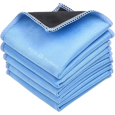 JEYORZY 4 Stuks Microvezel-reinigingsdoekjes – 17x14 Cm, Chique Dessins, Voor Bril, Lenzen, Camera En Schermen