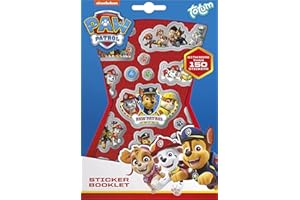 TOTUM Libro di adesivi Paw Patrol con oltre 150 adesivi con fantastici motivi dell'eroica squadra di cani
