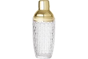 Bloomingville Cocktail Shaker, klar goldfarben, Glas