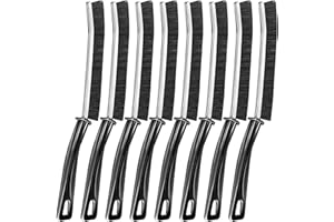 Atuoxing 8PCS Crevice Cleaning Brush, Brosse de Nettoyage des Interstices, Brosse à Coulis Multifonctionnelle, Brosse de Nettoyage de Coulis pour Cuisine Salle de Bain (8pcs)