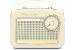 TechniSat Transita 130 - przenośne radio radiowe DAB+/FM z regulatorem częstotliwości FM (Bluetooth Audio Streaming, USB, wyświetlacz Dot-Matrix LC, akumulator do 24 godzin, uchwyt do noszenia,