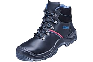 Atlas Anatomic BAU 500 S3 Sicherheitsschuhe, Arbeitsschuhe Herren mit Stahlkappen, rutschfest, Wasserdicht, Weite 10