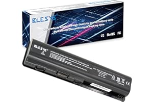 BLESYS Batterie pour HP Compaq 484170-001 484171-001 484172-001 485041-002 485041-003 Ordinateur Portable 10.8V/4400mAh 6-Cellule