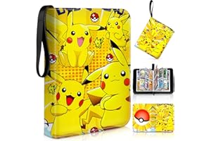 MOYKSRR Album per Carte, Raccoglitore per Carte, Album di Archiviazione di Carte, 65 Pagine e può Contenere 520 Carte, Porta carte, Raccoglitore Porta Carte da Collezione, Regali per Bambini