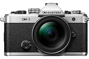 Appareil photo hybride Om System OM 3 Argent + Objectif M.Zuiko Digital 12 45 mm