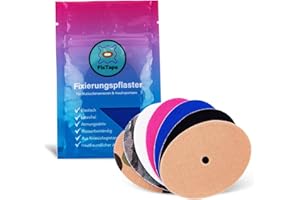FixTape atmungsaktives Sensor-Tape für Freestyle Libre 1 & 2 Glukose-Sensor I selbstklebendes Patch mit hohem Trage-Komfort hypoallergen hautfreundlich wasserfest in modernen Designs I 7 Stk (Mix)
