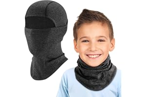 HEGCOIIE Kinder Sturmhaube Winter Winddicht Thermo Balaclava Gesichtsmaske Skimaske Sturmmaske für Jungen Mädchen Outdoor Sports Radfahren, Skifahren, Fahrrad