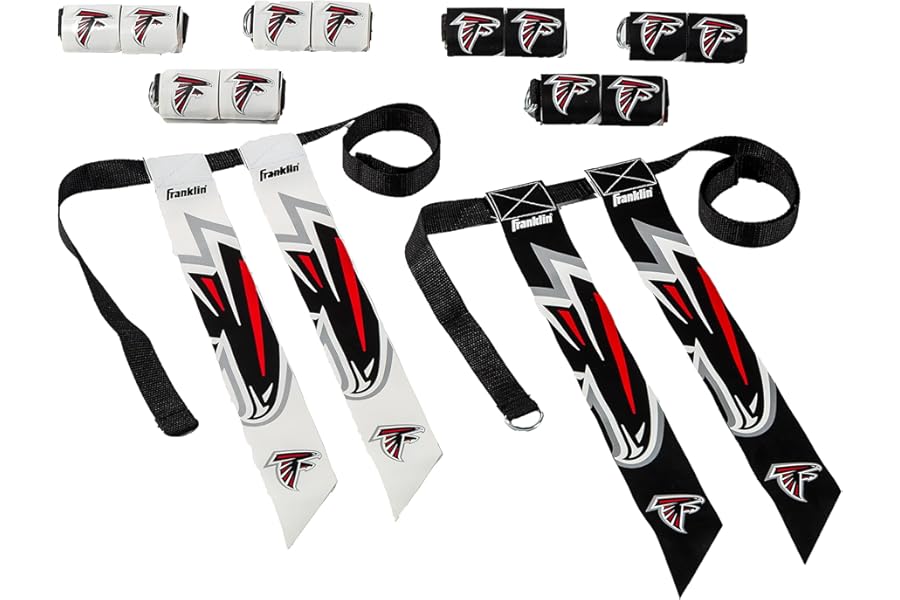 Franklin Sports NFL Team Flag Football Sets - Belts + Flags - Kids + Adults - Fits Up to 36" Waist - NFL Licensed