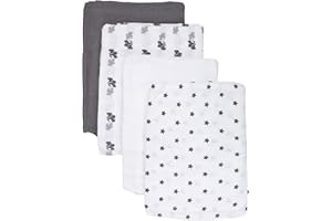 Care - Foulard Mixte bébé, Lot de 4, Multicolore (Stone grey 146) - Taille Unique (Taille fabricant: 70X70)