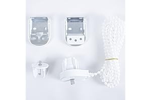 DALINA TEXTIL S.L DALINA Textil - Kit de Montaje para Estor Enrollable, un Juego, Incluye Soporte y Cadena.