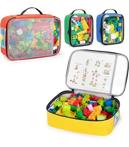Sacchetti colorati in rete con cerniera, 5 pezzi A4 e 5 pezzi A5 a doppio strato