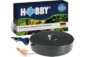 HOBBY Aquaristik Artemia Aufzuchtschale I Mit Sieb, Trennschale und Dosierlöffel I Einfache und flexible Nutzung I Kein Belüfter nötig I Ideal für Anfänger und Profis