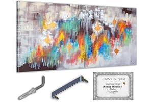 Exclusive-Gallery I Monica Mirafiori I 140x70 cm I Tableau Peint à la Main I Modèles Tableau I Peintre Moderne I Tableaux Peintures I Toile sur Cadre en Bois