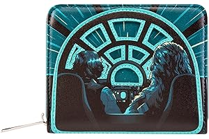 Loungefly Disney - Han Solo - Star Wars Light Speed - Wallet - Amazon Exclusive - Cute Collectable Purse - Gift Idea - Card Holder with Multiple Card Slots - Official Merchandise and Ladies