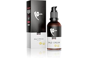 ‎GOLD'S BEARD OIL GØLD's BALD CREAM Glatzencreme mattierend | 50 ml | Sonnenschutz LSF 25 UVA & UVB Filter | Glatzen Pflege für Männer nach dem Rasieren | Glatze Creme | frei von Octocrylenen