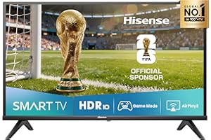 Hisense TV 40" Full HD 2025 40E43QT, Smart TV VIDAA U8, Airplay2, Game Mode, Works with Alexa, Tuner DVB-T2/S2 HEVC 10, lativù, 40'', 2025 LED