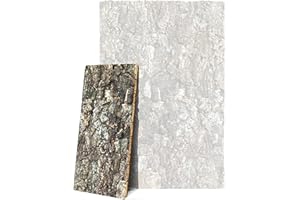 Kork-Deko Parete Posteriore in Sughero (Terrario da Parete, Sfondo, Pannello), Parete Molto Grande (Parete Posteriore in Sughero 3D) 60 x 30 cm